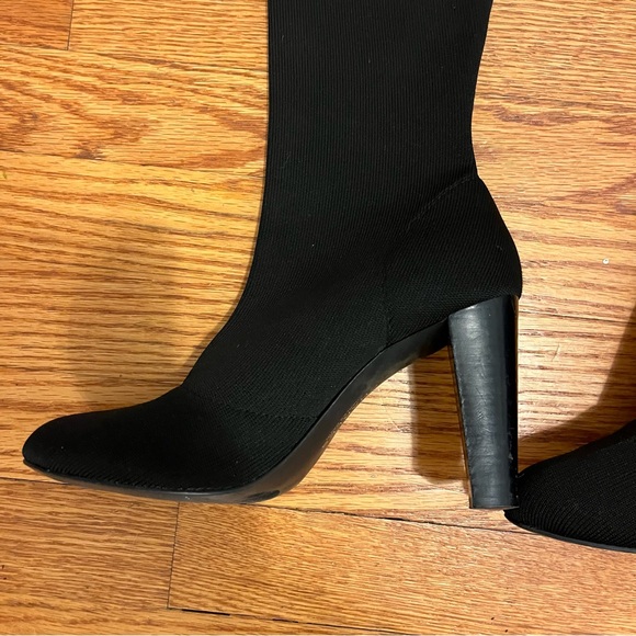 Charles by Charles David Stretch Heeled Boots Elastic Size 8 - Picture 2 of 9